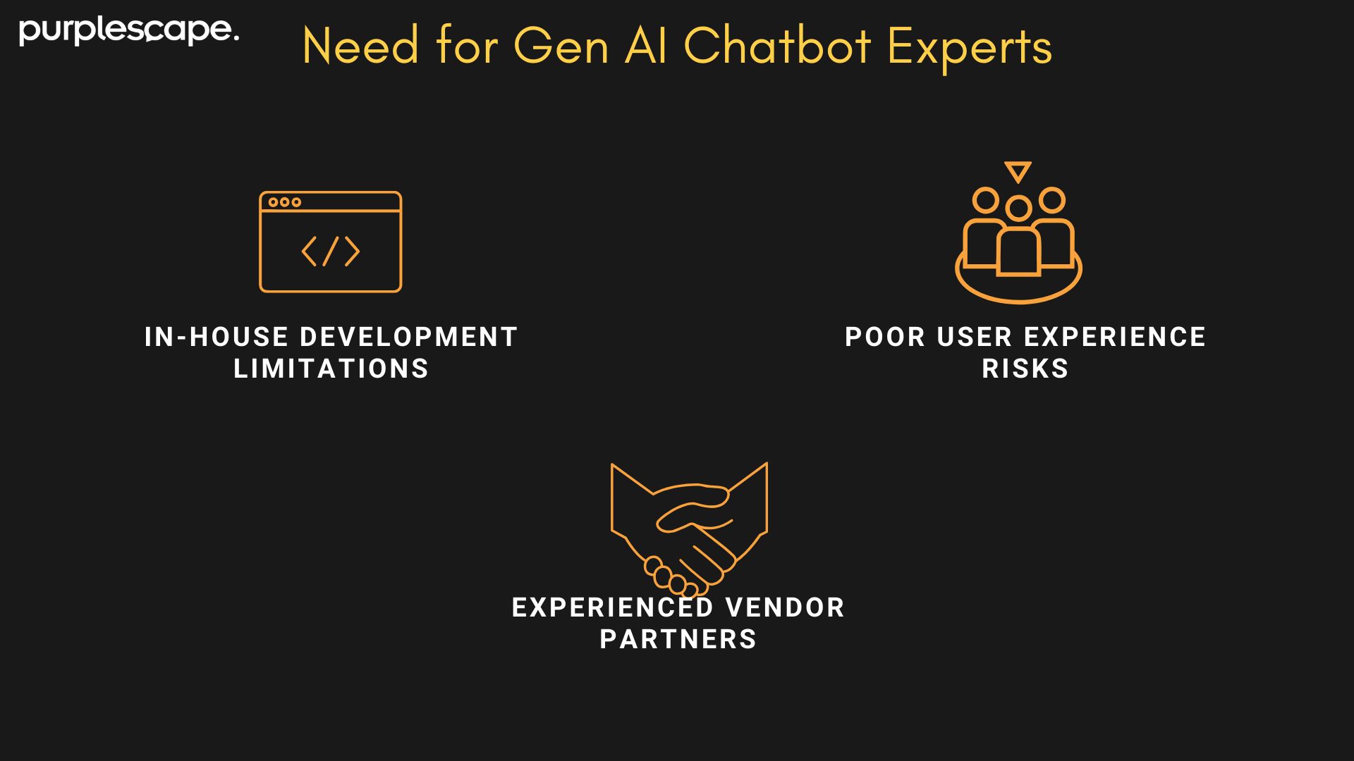 Need for Gen AI Chatbot Experts