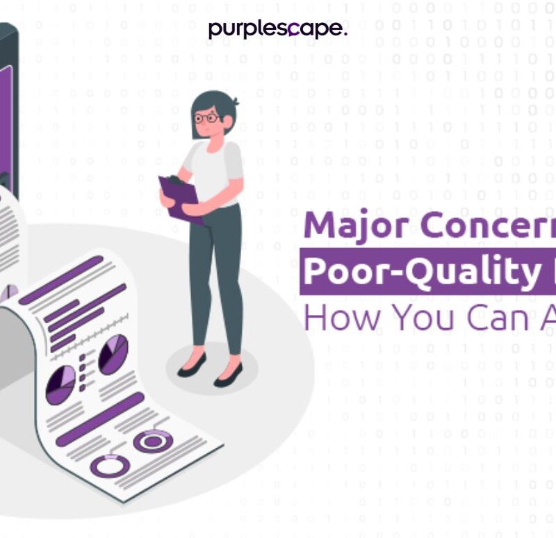 Concerns of poor data quality