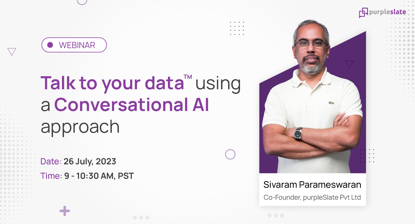 Talk to your data using conversational AI approach